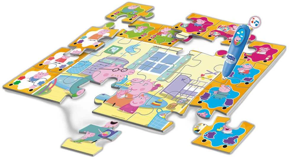 Dėlionė Clementoni Žaislai CLE winka Peppa interakt.puzzle dywan 16688