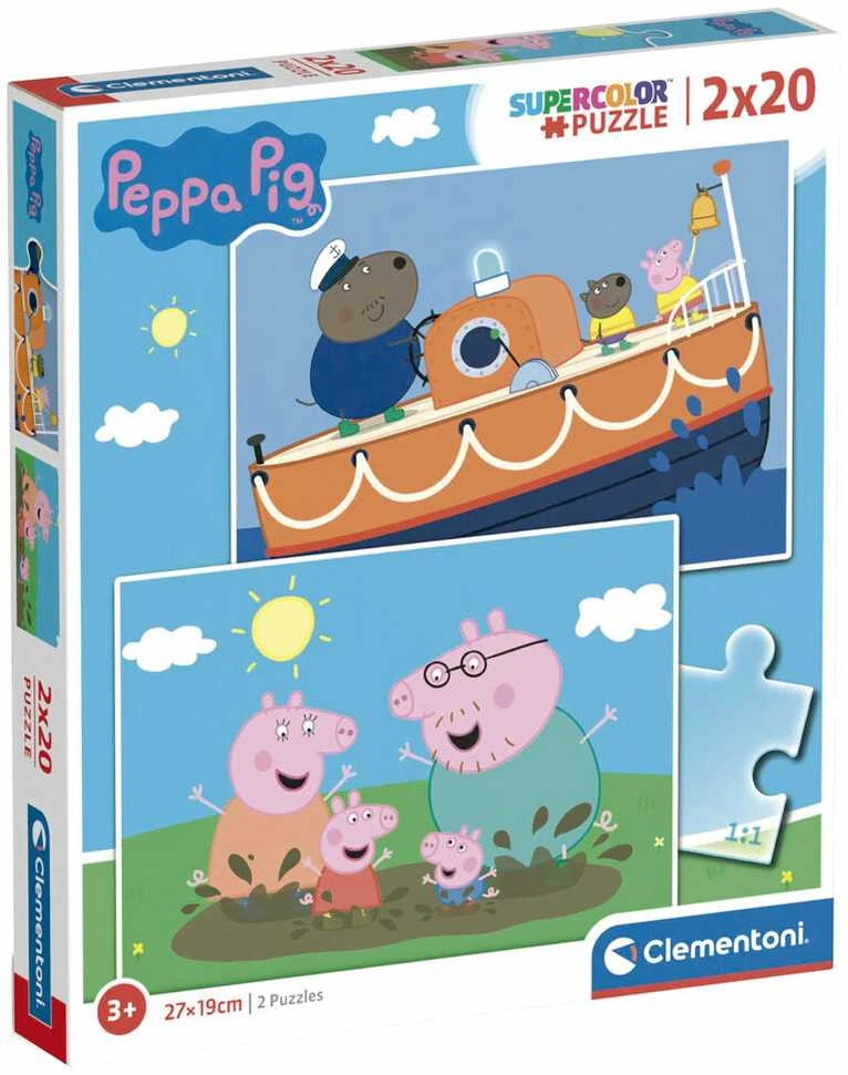 Clementoni Dėlionė 2x20 vnt. - Peppa Pig