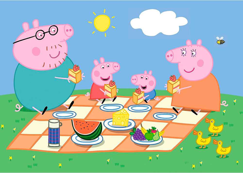 Clementoni Dėlionė 2x60 vnt. - Peppa Pig