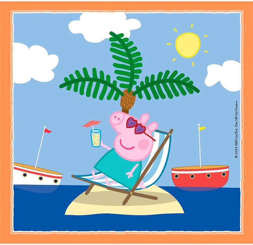 Clementoni Dėlionė 3x48 vnt. - Peppa pig