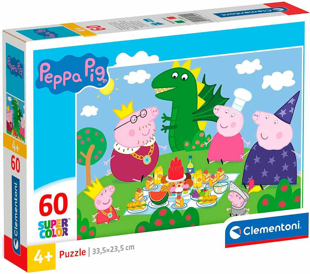 Dėlionė Puzzle 60el Peppa PUD CLEMENTONI 26204 CLM