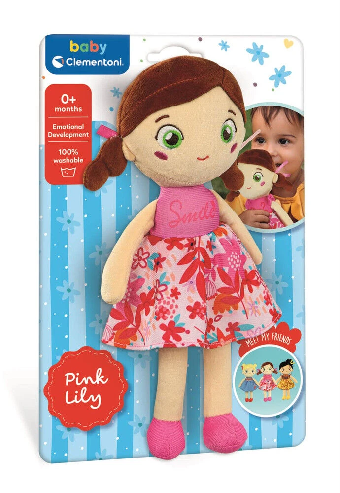 Clementoni Rožinė Lily plush doll
