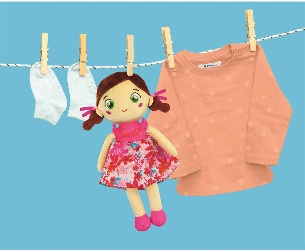 Clementoni Rožinė Lily plush doll
