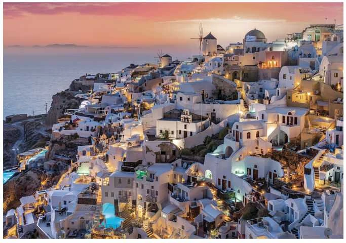 Clementoni Dėlionė 1000 vnt. - Santorini