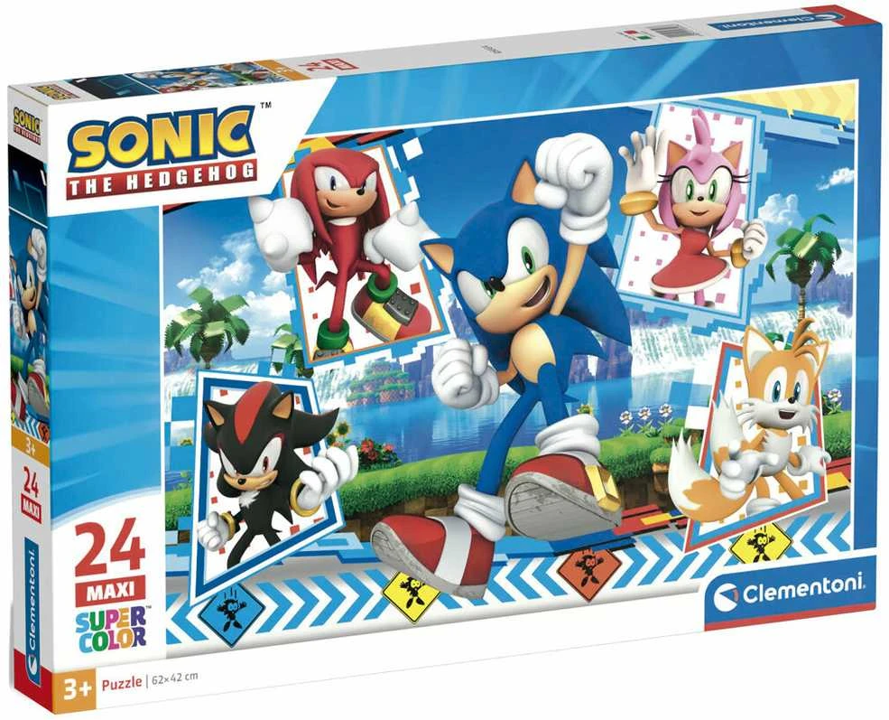 Clementoni Dėlionė 24 vnt. - Sonic