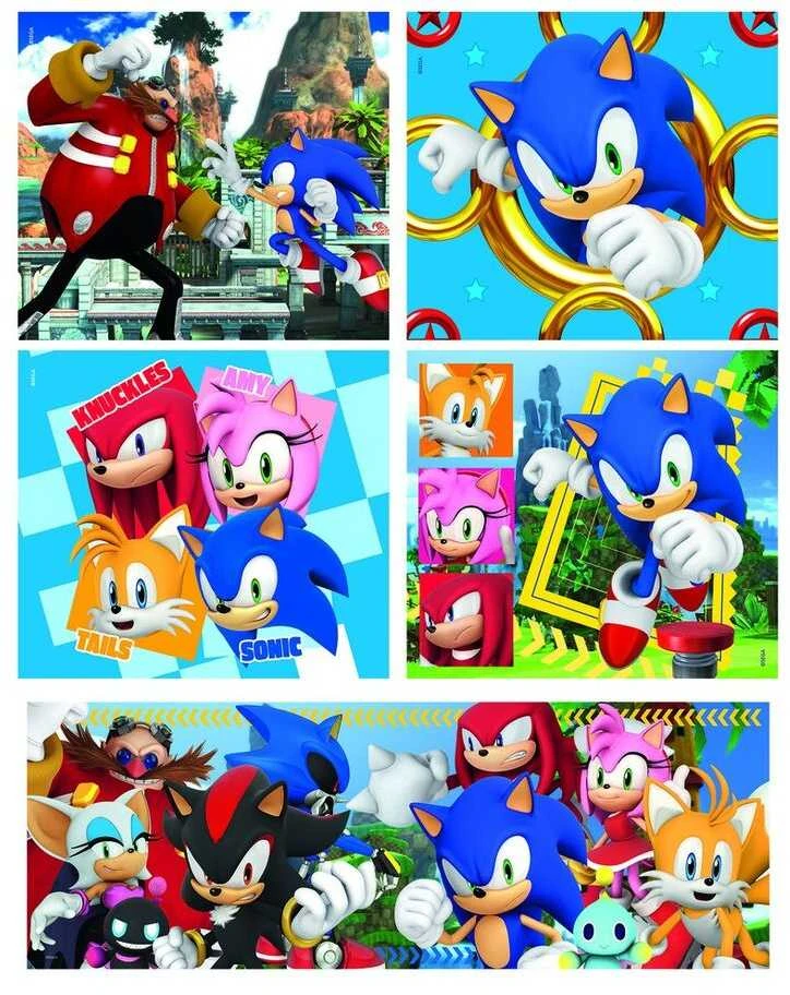 Clementoni Dėlionė 330 vnt. - Sonic