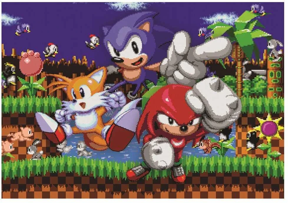 Clementoni Dėlionė 500 vnt. - Sonic