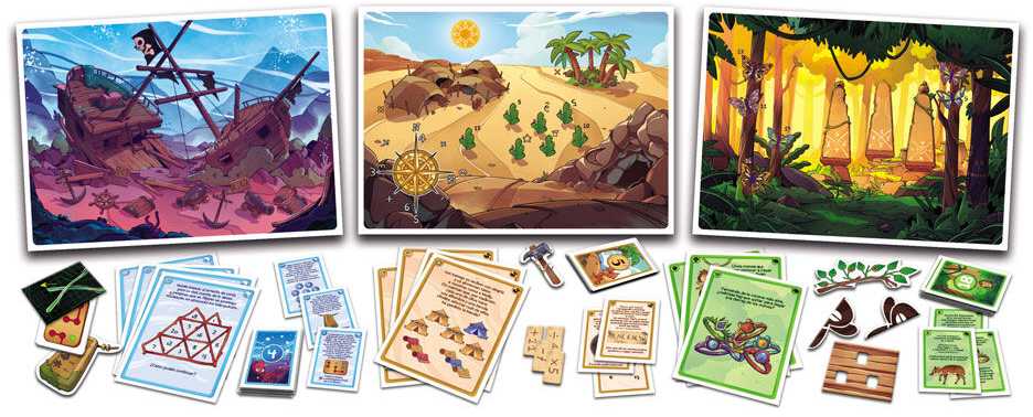 Clementoni Spanish Escape Game Wild board game