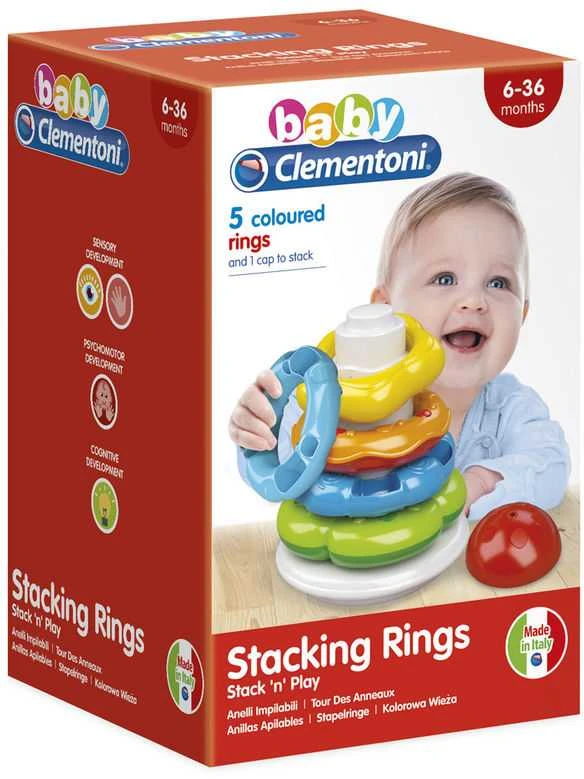 Clementoni Žaislinė piramidė - žiedai