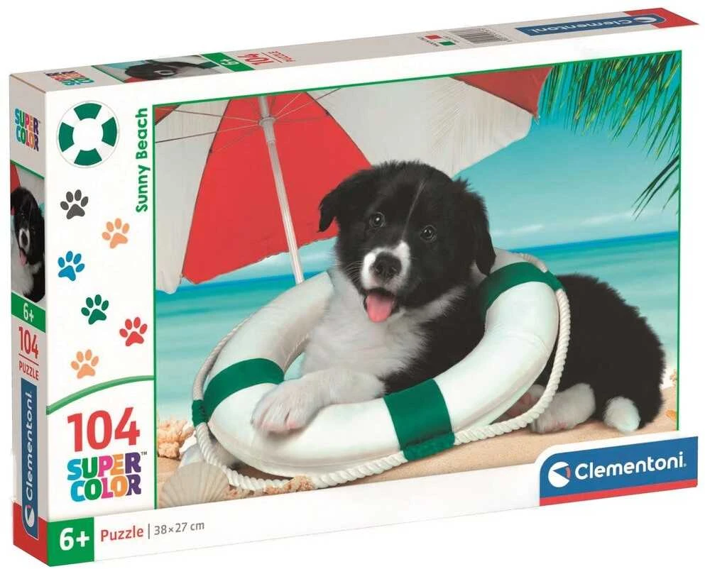 Clementoni Dėlionė 104 vnt. - Saulėtas paplūdimys