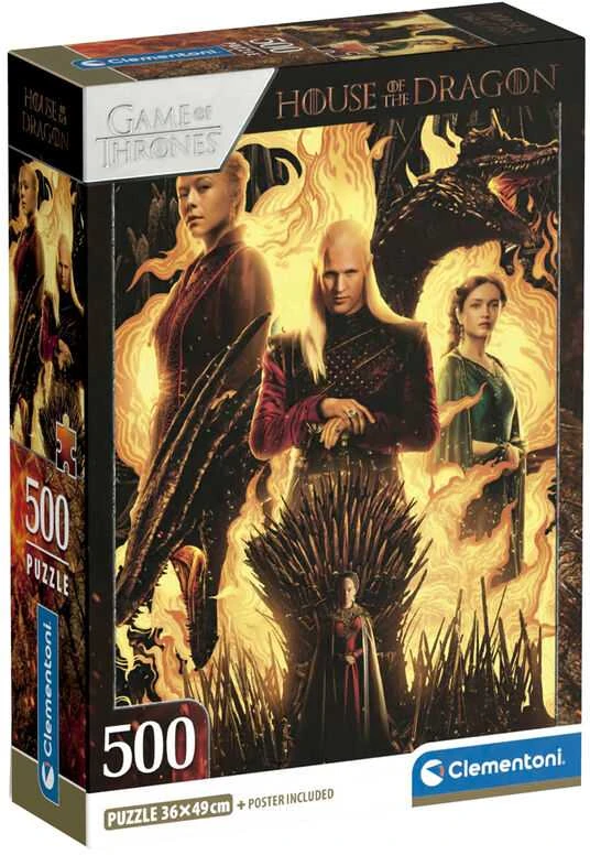Clementoni Dėlionė 500 vnt. - House of The Dragon
