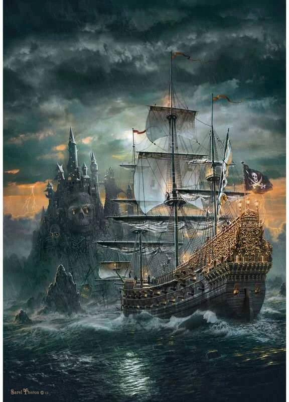 Clementoni Dėlionė 1500 vnt. - Piratų laivas