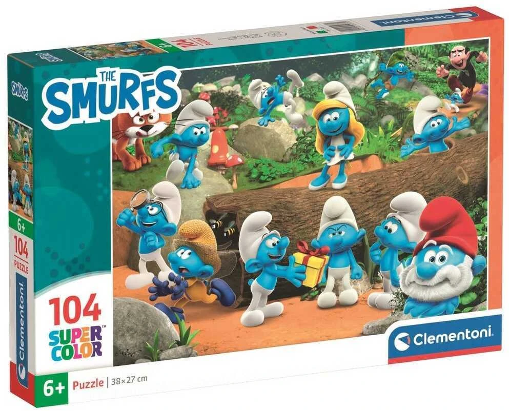 Dėlionė Clementoni The Smurfs puzzle 104pcs