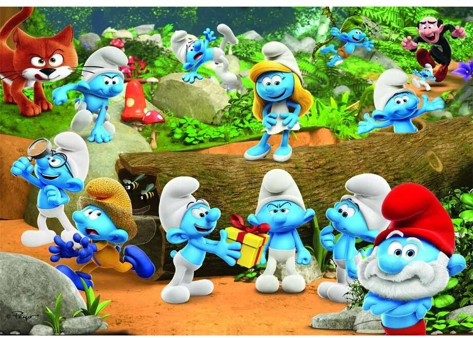 Dėlionė Clementoni The Smurfs puzzle 104pcs