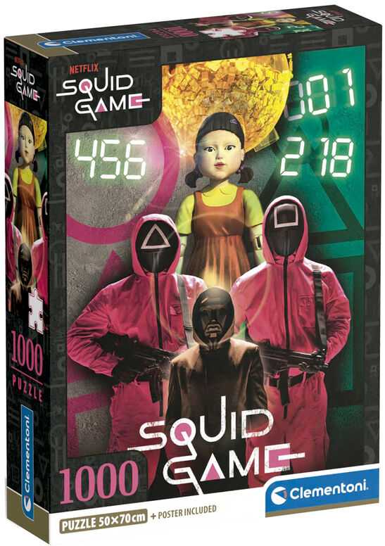 Clementoni Dėlionė 1000 vnt. - Squid Game