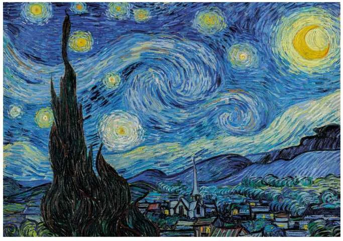 Clementoni Dėlionė 1000 vnt. - Vincentas van Gogas: Žvaigždėta naktis