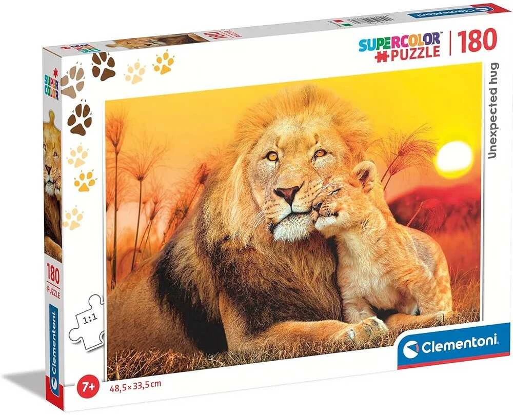 Clementoni Dėlionė 180 vnt. - Mieli liūtai