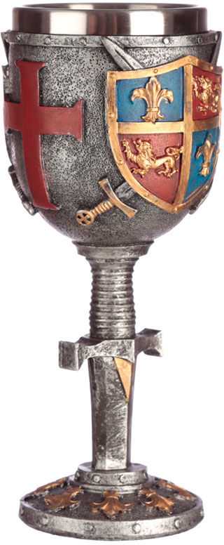Puckator Coat of Arms and Sword goblet