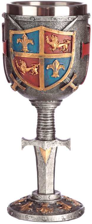 Puckator Coat of Arms and Sword goblet