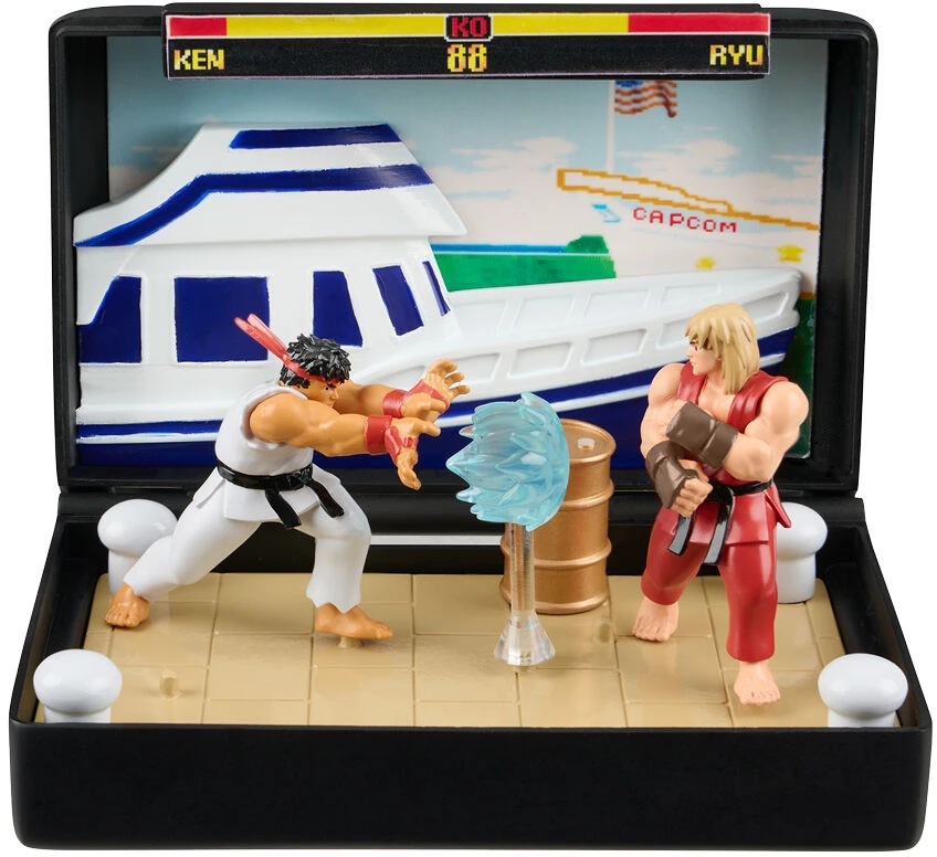 „Console Heroes Street Figther Mega Drive“ diorama