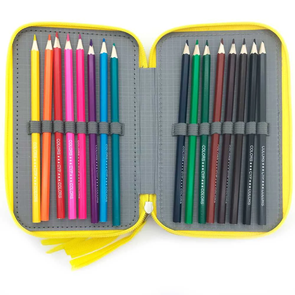 Cyp Brands Bluey Leaves triple pencil case