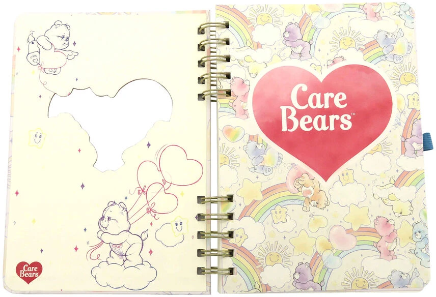 Cyp Brands Care Bears A5 notebook + pen and stickers