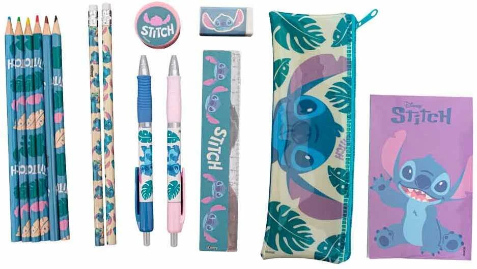 Stitch kanceliarinės prekės 14 dalių rinkinys