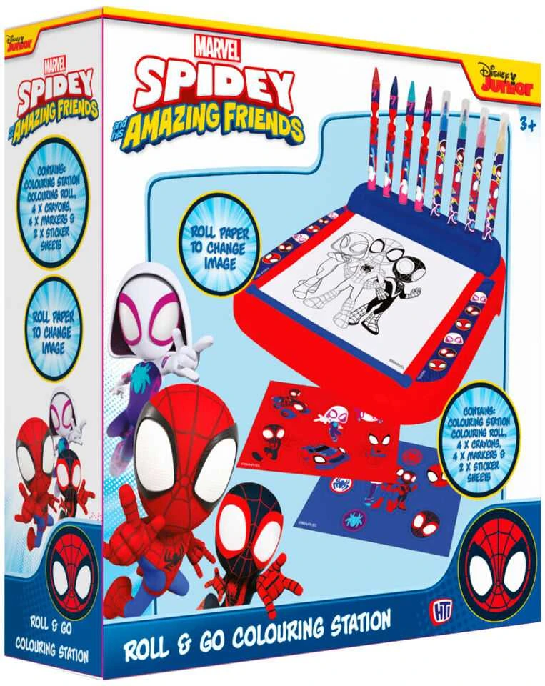 Cyp Brands Marvel Spidey roll & go colouring station