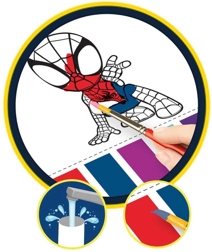 Cyp Brands Marvel Spidey roll & go colouring station