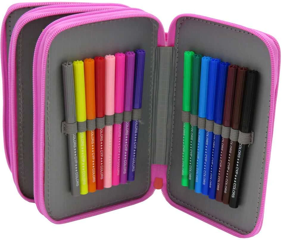 Cyp Brands Pepa Pig triple filled pencil case