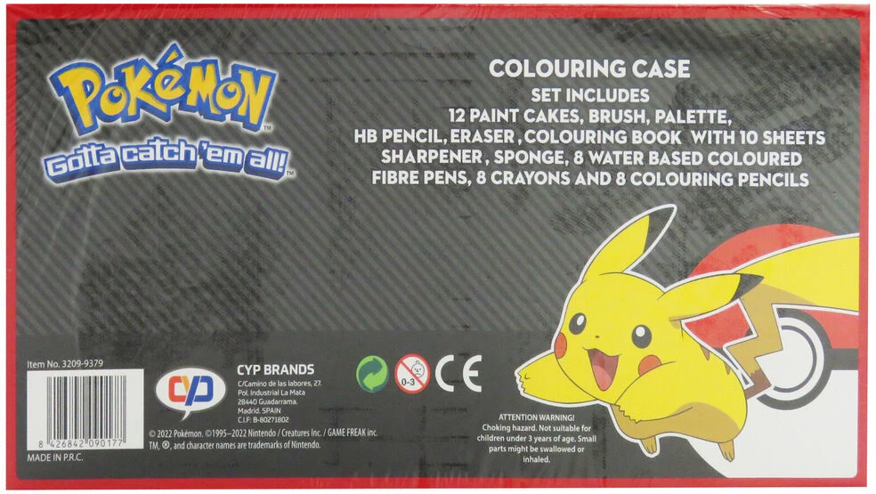 Cyp Brands Pokemon art briefcase 52pcs