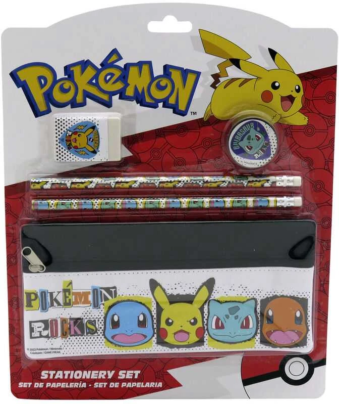 Cyp Brand Raštinės reikmenų rinkinys su Pokemon pieštukų dėklu