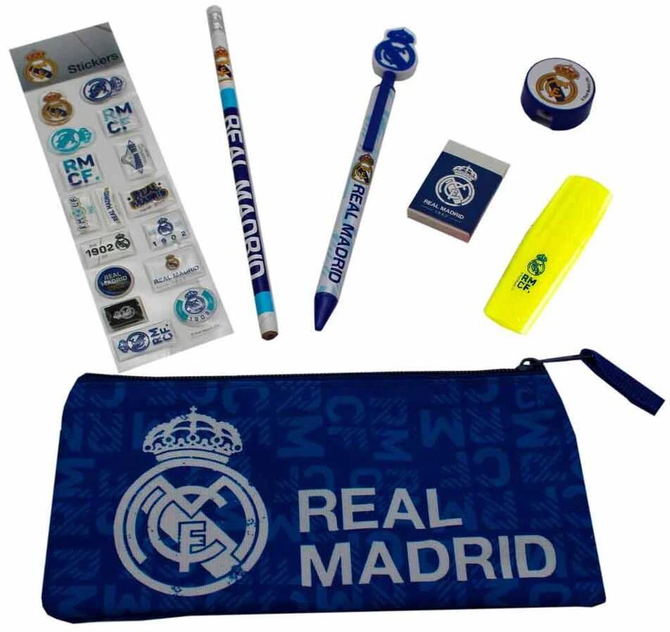 Real Madrid raštinės reikmenų rinkinys su penalu