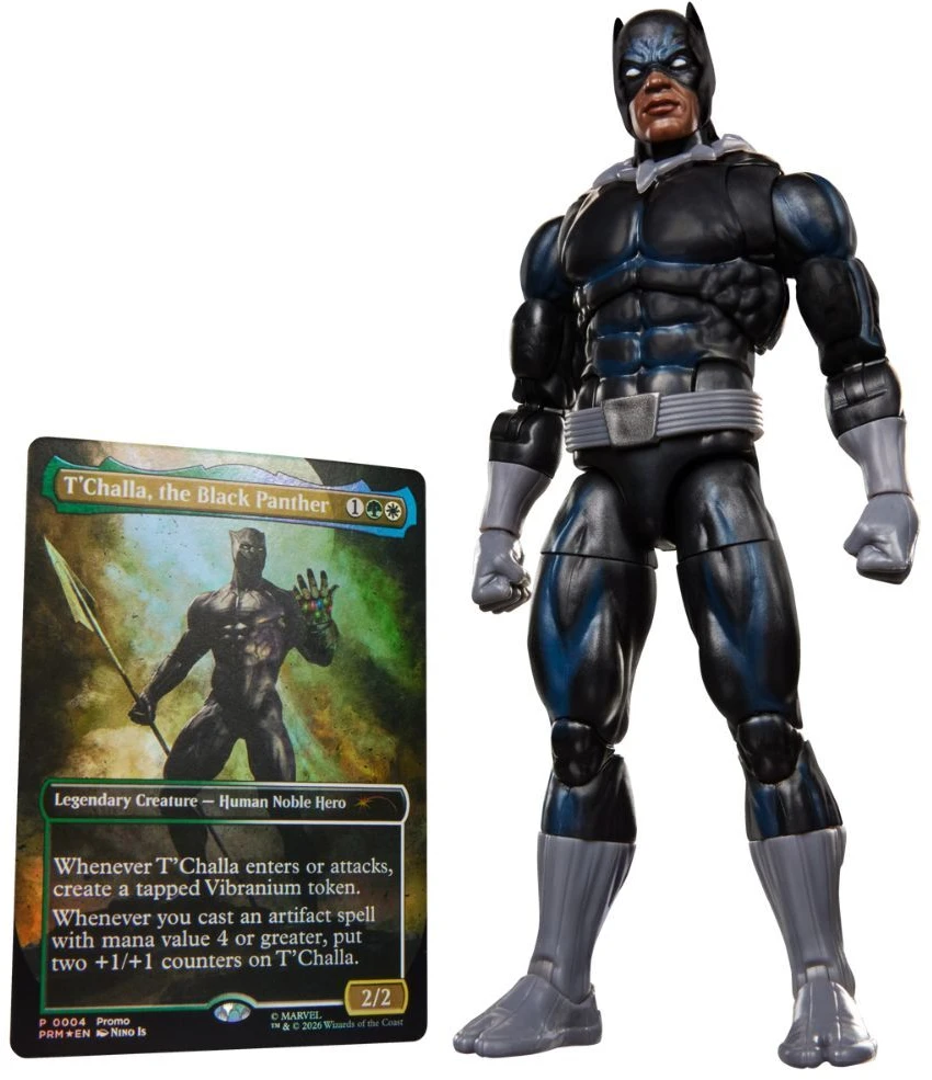 Dėlionė Hasbro Marvel Legends Series Magic The Gathering Juodas Panther figure 15cm