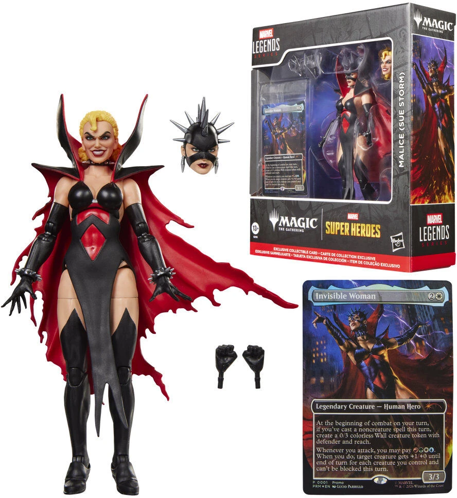 Dėlionė Hasbro Marvel Legends Series Magic The Gathering Malice Sue Storm figure 15cm