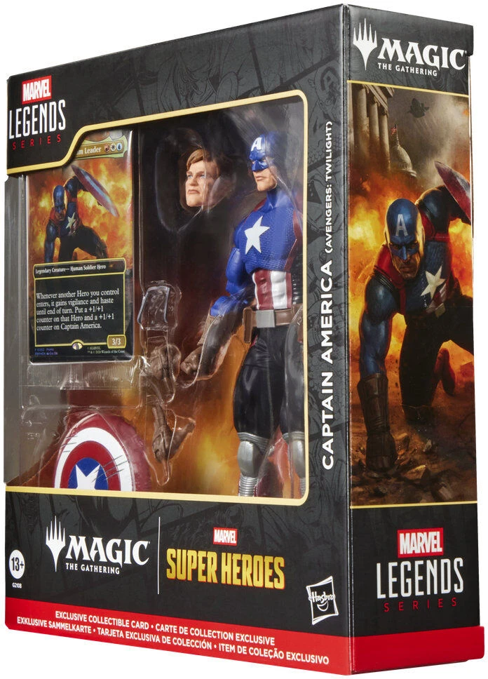 Dėlionė Hasbro Marvel Legends Series Magic The Gathering Captain America Avengers Twilight figure 15cm