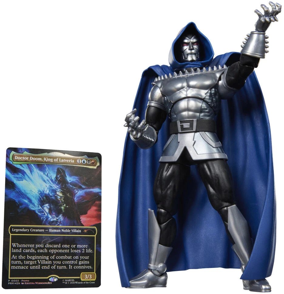 Dėlionė Hasbro Marvel Legends Series Magic The Gathering Doctor Doom 2099 figure 15cm