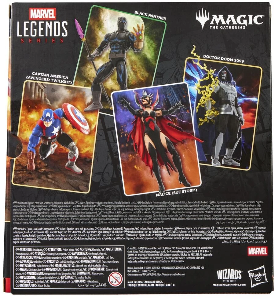 Dėlionė Hasbro Marvel Legends Series Magic The Gathering Captain America Avengers Twilight figure 15cm
