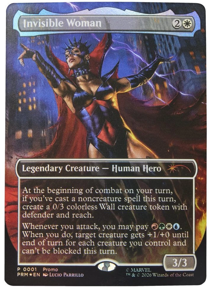 Dėlionė Hasbro Marvel Legends Series Magic The Gathering Malice Sue Storm figure 15cm