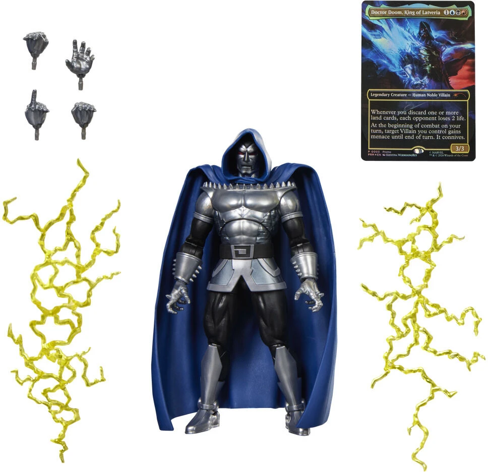 Dėlionė Hasbro Marvel Legends Series Magic The Gathering Doctor Doom 2099 figure 15cm