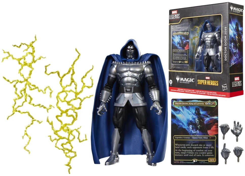 Dėlionė Hasbro Marvel Legends Series Magic The Gathering Doctor Doom 2099 figure 15cm