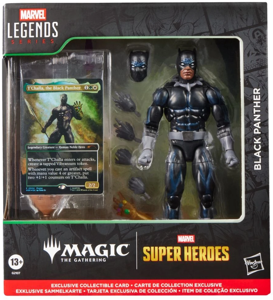 Dėlionė Hasbro Marvel Legends Series Magic The Gathering Juodas Panther figure 15cm