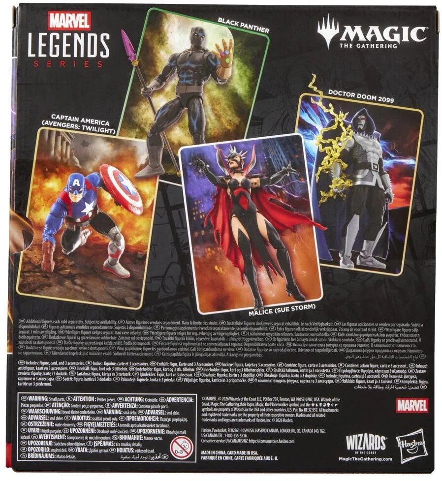 Dėlionė Hasbro Marvel Legends Series Magic The Gathering Malice Sue Storm figure 15cm