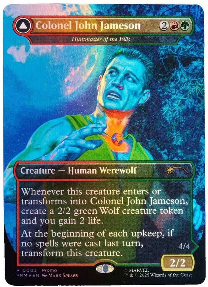 Dėlionė Hasbro Marvel Spider-Man Magic The Gathering Man-Wolf figure 15cm