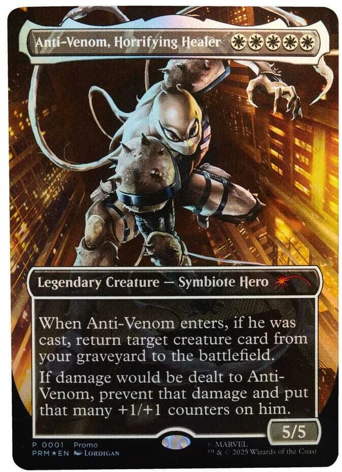 Dėlionė Hasbro Marvel Spider-Man Magic The Gathering Agent Anti-Venom figure 15cm