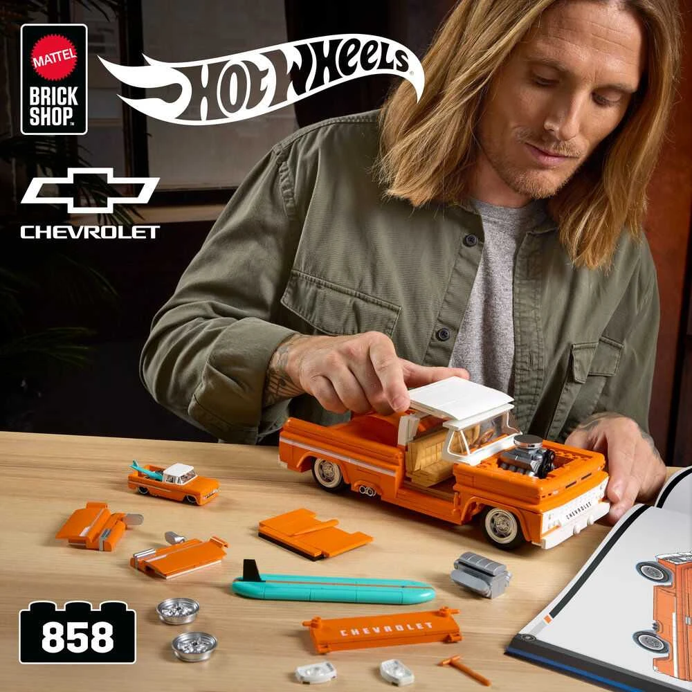 MATTEL BRICK SHOP HOT WHEELS konstruktorius – Elite Chevy (JFT20)