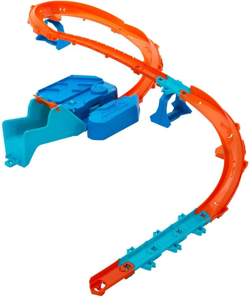 Dėlionė Mattel Žaislinis Hot Wheels trasos rinkinys su varikliu ir automobiliuku 1:64