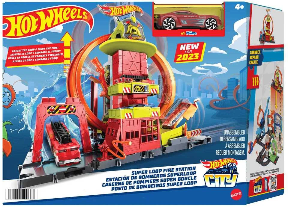 Hot Wheels City Super Loop gaisrinės žaidimų rinkinys