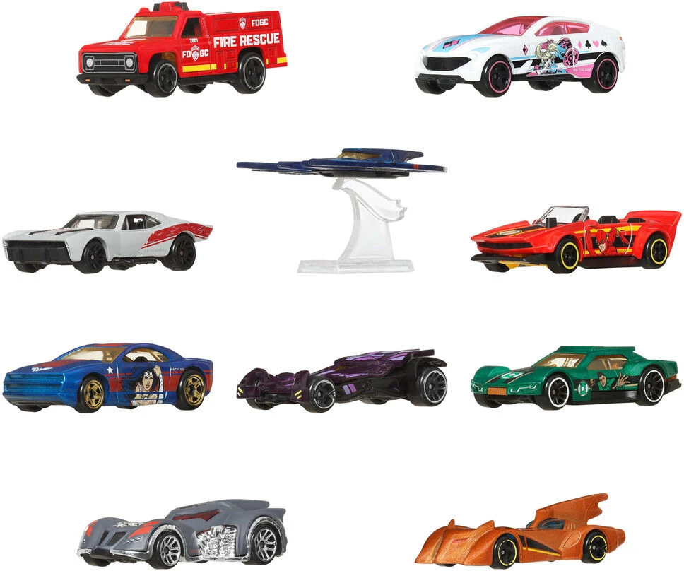 Dėlionė Mattel Hot Wheels DC Universe Batman pack 10 vehicles