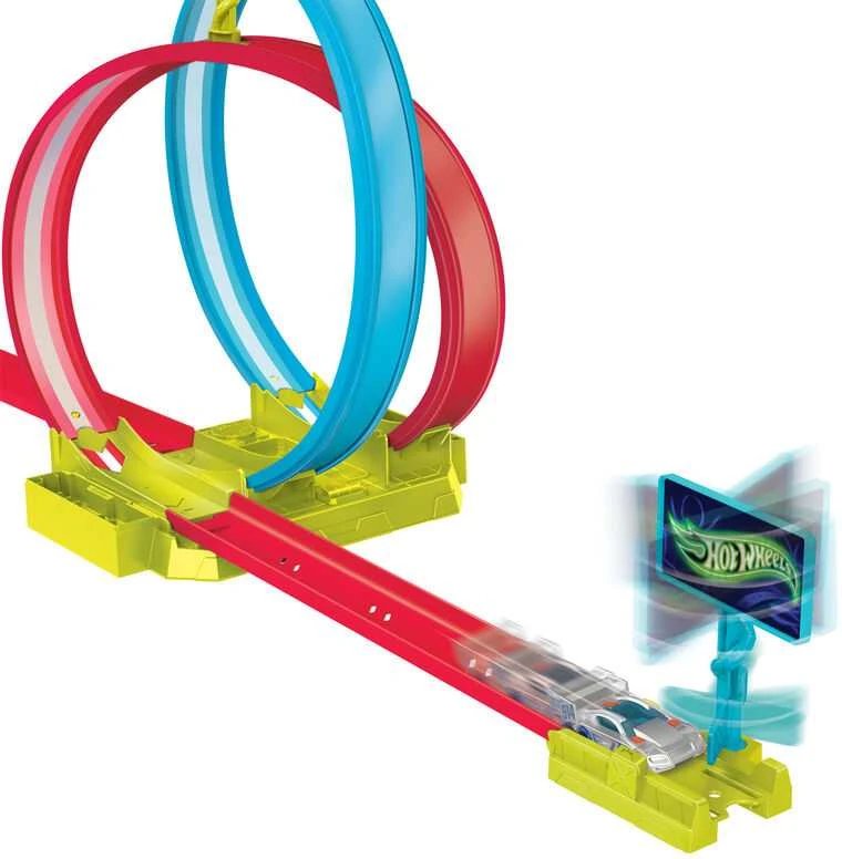 Hot Wheels WYRZUTNIA NEON SPEEDERS MATTEL